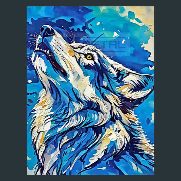 Wolfs Shadow – Metal Print &amp; Mouse Pad | ChromaLuxe | Made in Iowa USA