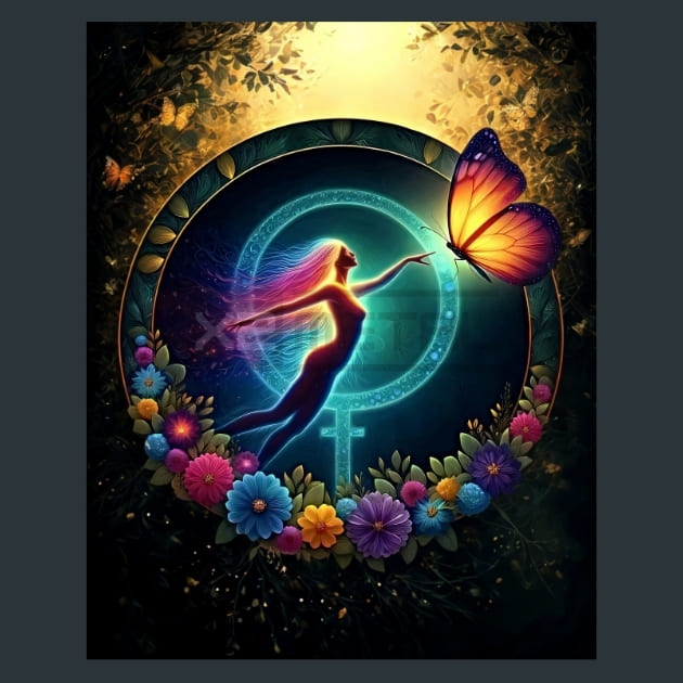 Womens Day 5 Metal Wall Art and Desktop Mouse Pad by X2Metal