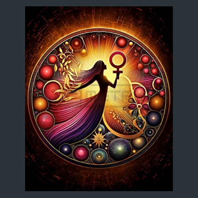 Womens Day 9 Metal Wall Art and Desktop Mouse Pad by X2Metal