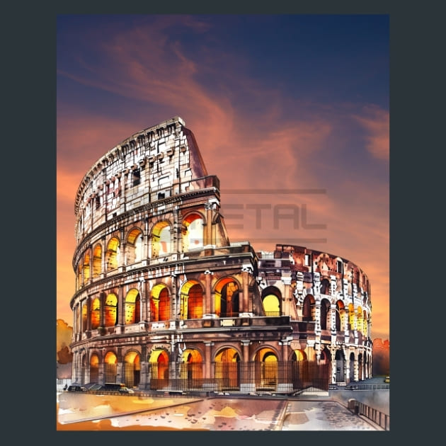 Woven in Silence Metal Wall Art and Desktop Mouse Pad by X2Metal