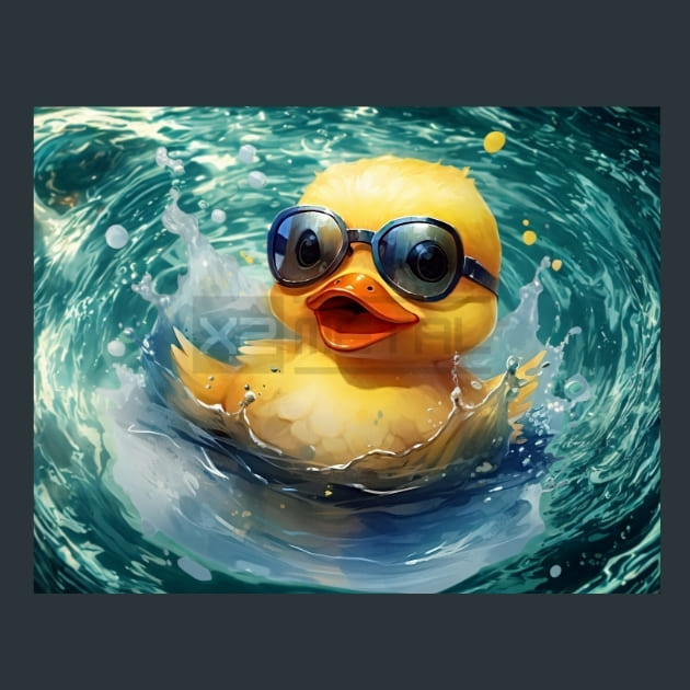 Yellow-Duck-1-metal-prints-posters-mouse-pads