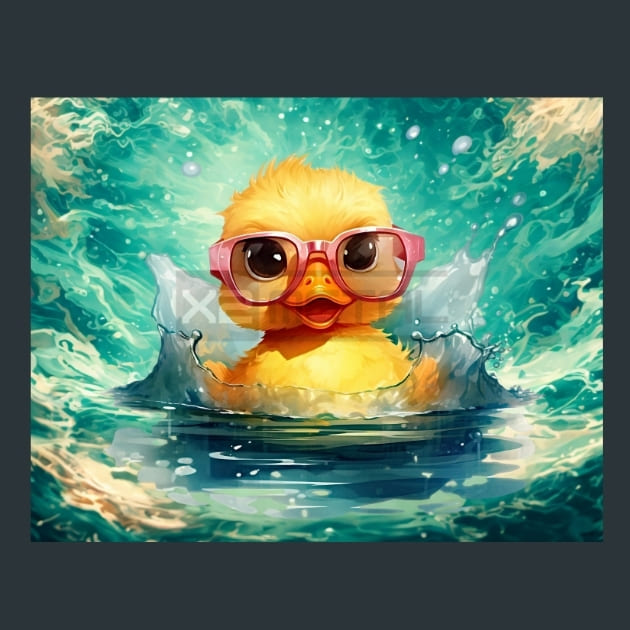Yellow-Duck-2-metal-prints-posters-mouse-pads