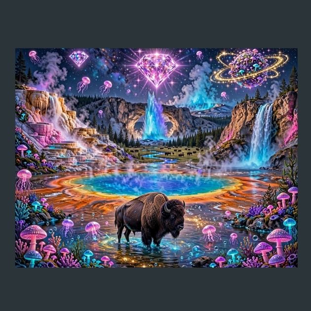 Yellowstone-National-Park-Grand-Prismatic-metal-print