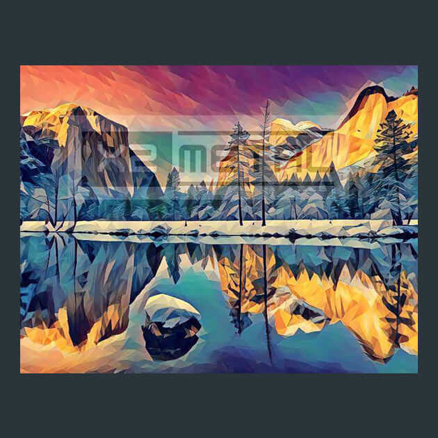 Yosemite Park – Metal Print &amp; Mouse Pad | ChromaLuxe | Made in Iowa USA