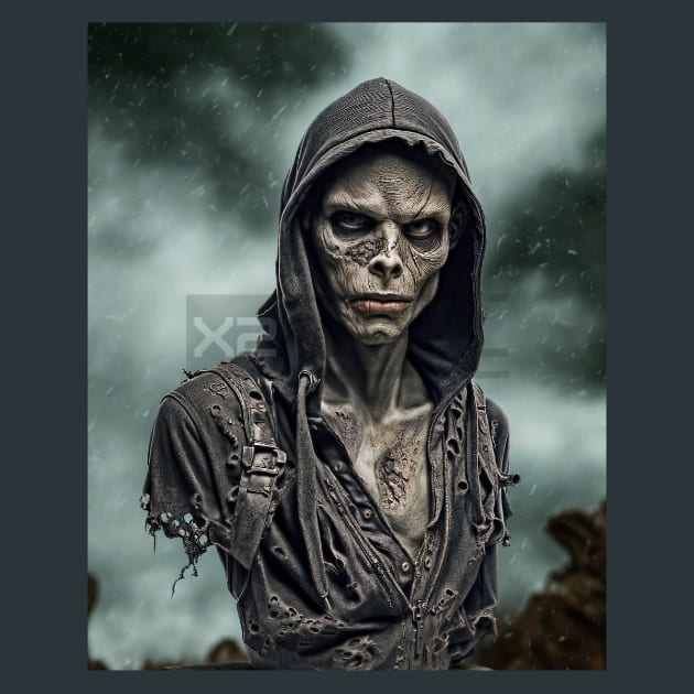 Zombie_Bust-Zombie_Wasteland_3_metal_prints_posters_mouse_pads
