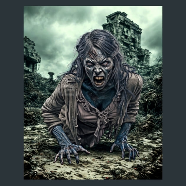 Zombie_Bust-Zombie_Wasteland_4_metal_prints_posters_mouse_pads