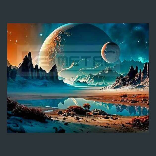 Artwork Depicting Landscape – Metal Print &amp; Mouse Pad | ChromaLuxe | Made in Iowa USA