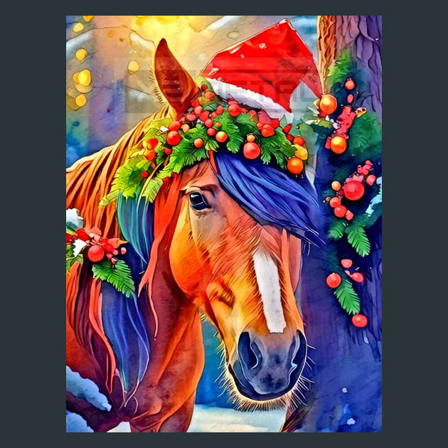 gentle horse metal prints