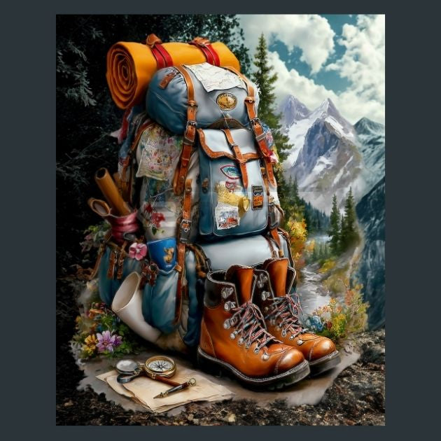 hiking-backpack-1-Metal-Prints