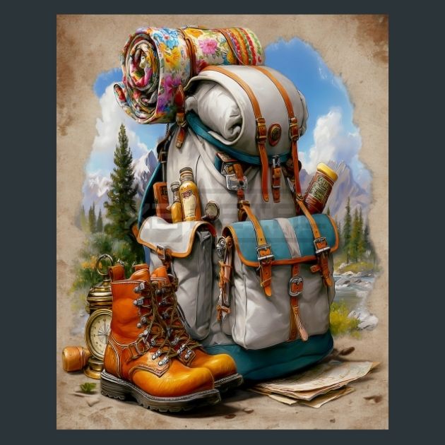 hiking-backpack-5-Metal-Prints