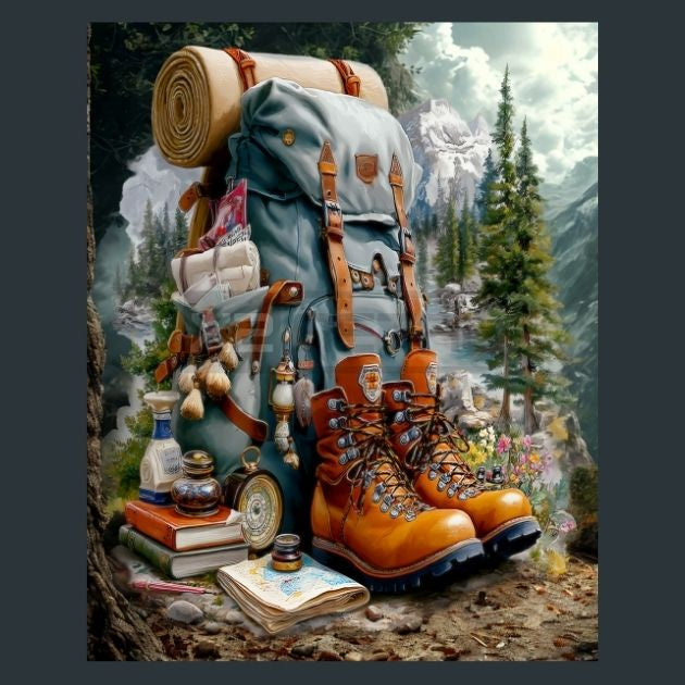 hiking-backpack-8-Metal-Prints