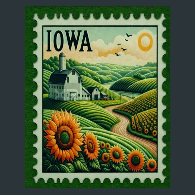 iowa-Stamp-Metal-Prints