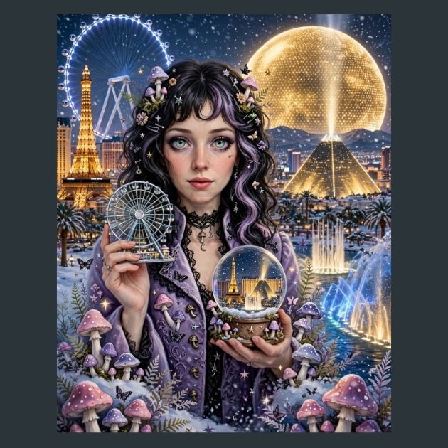 las-vegas-winter-fantasy-metal-prints