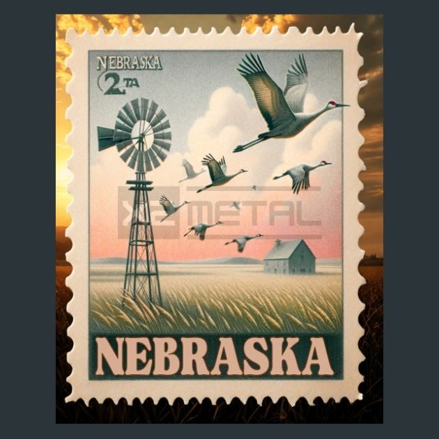 nebraska-Stamp-2-Metal-Prints